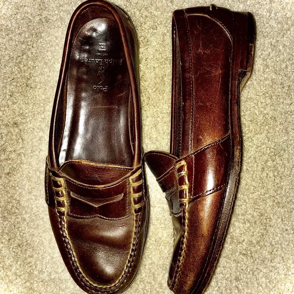 Polo Ralph Lauren leather loafers